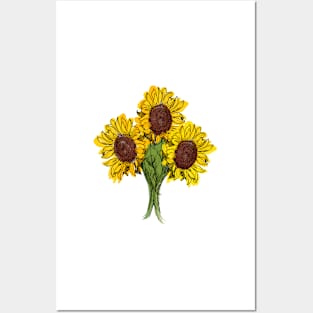 Sunflowers Posters and Art